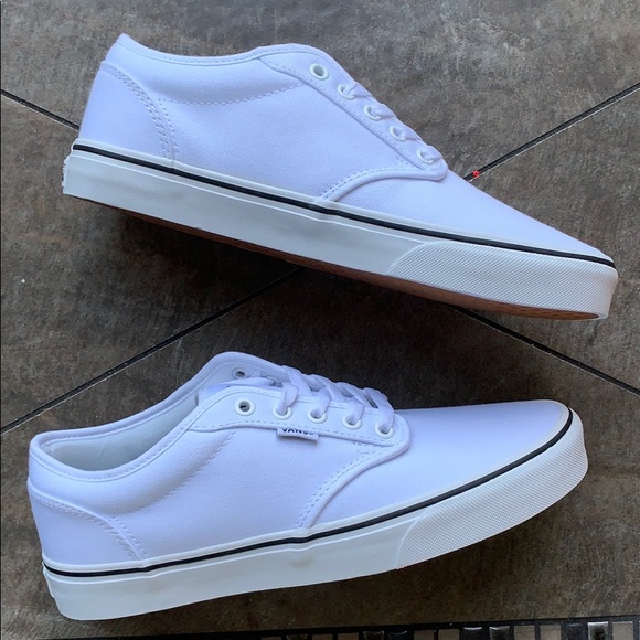 VANS ATWOOD BLACK FOXING WHITE/WHITE MEN’S - Picture 13 of 16